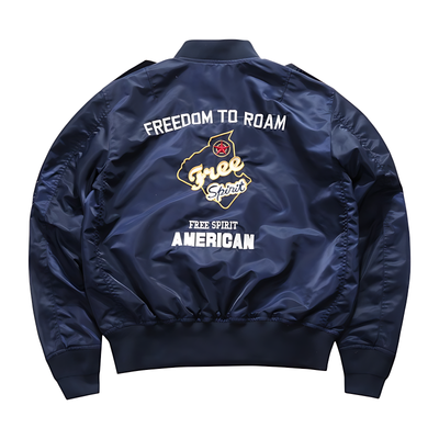 Mens military flight jacket