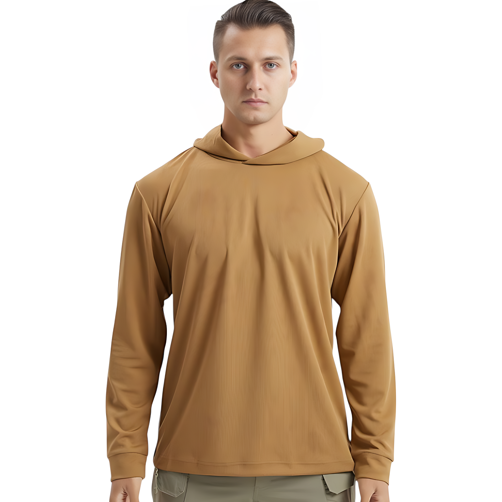 Men’s military hooded long sleeves