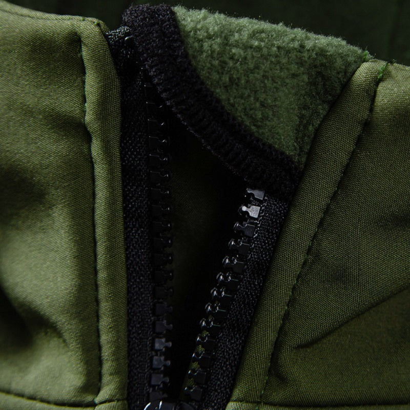 Mens military tactical waterproof softshell jacket