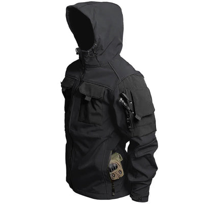 Mens military tactical waterproof softshell jacket