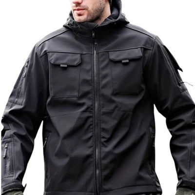 Mens military tactical waterproof softshell jacket