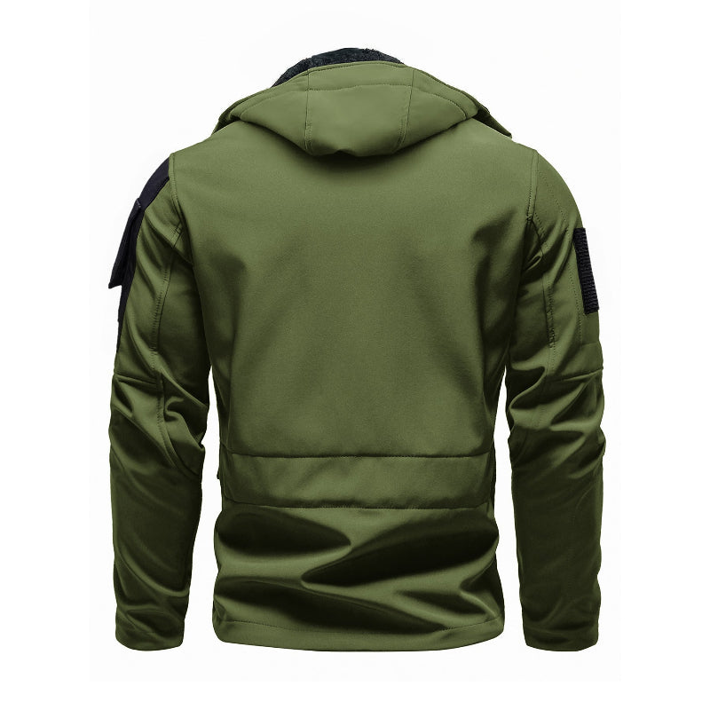 Mens military tactical waterproof softshell jacket