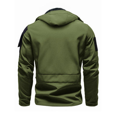 Mens military tactical waterproof softshell jacket