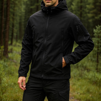 Mens military tactical waterproof softshell jacket