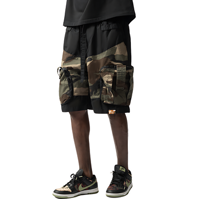 Men’s quick dry camo cargo shorts