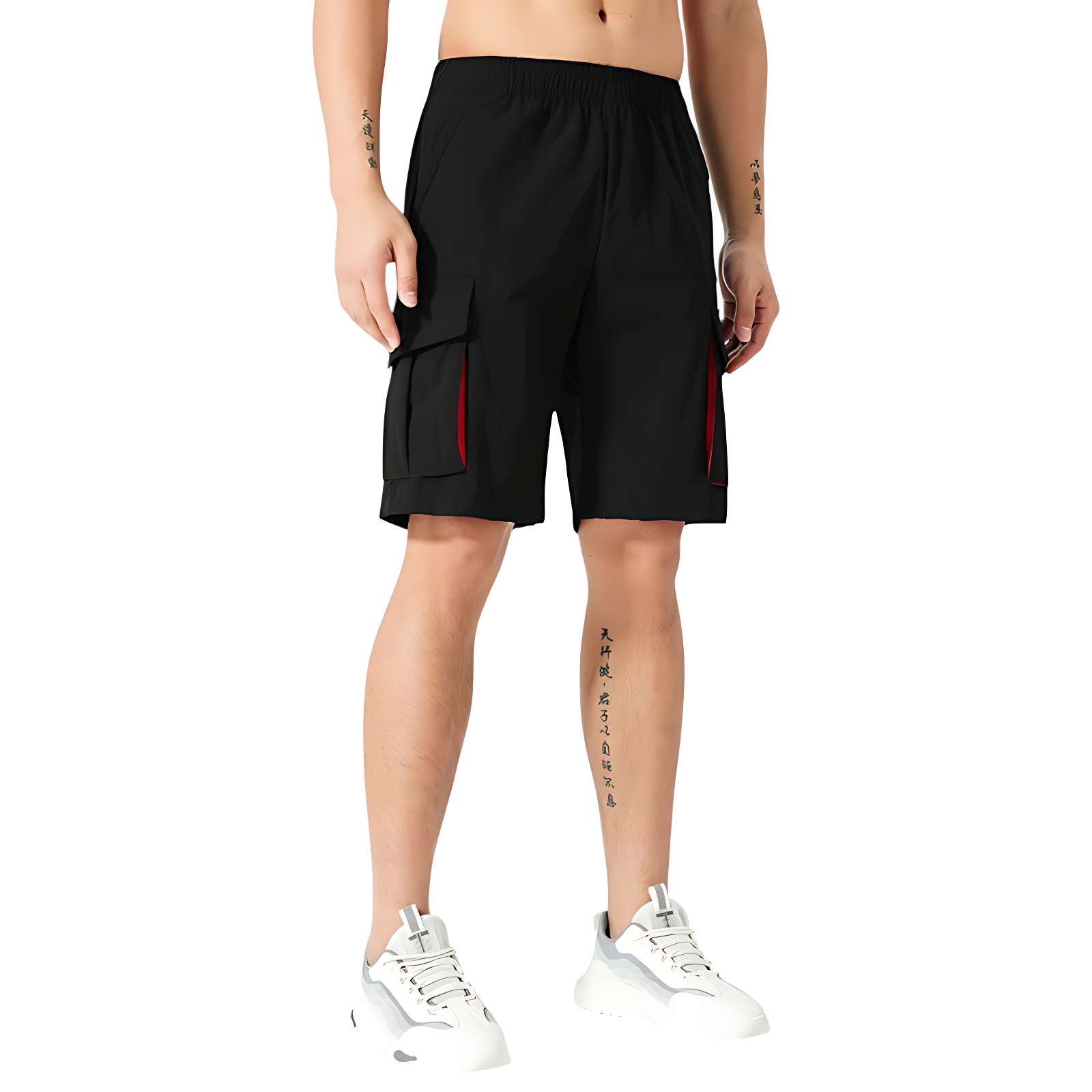 Mens summer cargo shorts