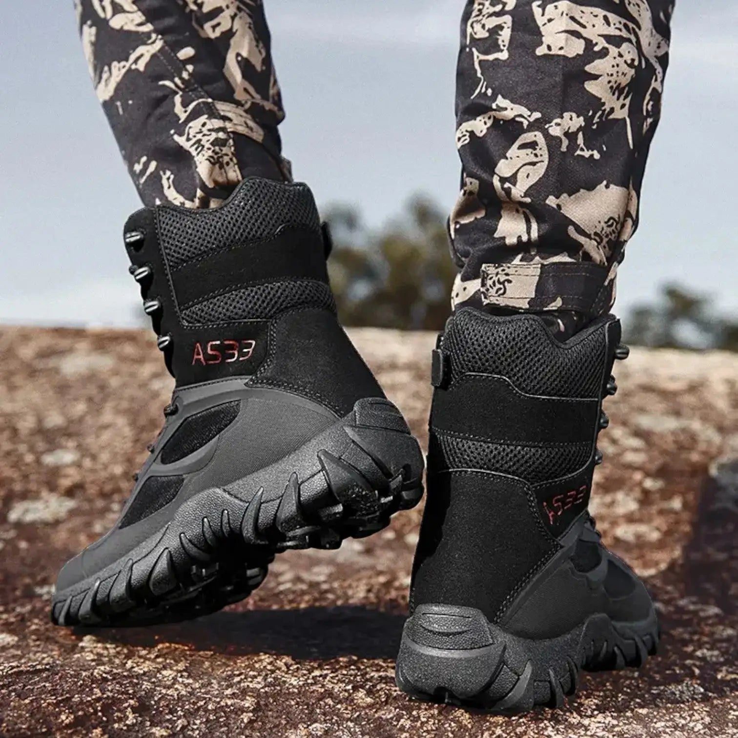 Men’s Tactical Boots Knee high