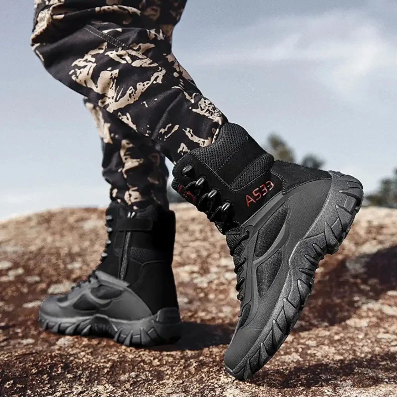 Men’s Tactical Boots Knee high