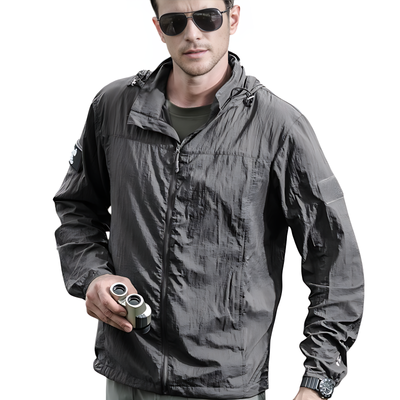 Mens Tactical Lightweight Waterproof Jacket