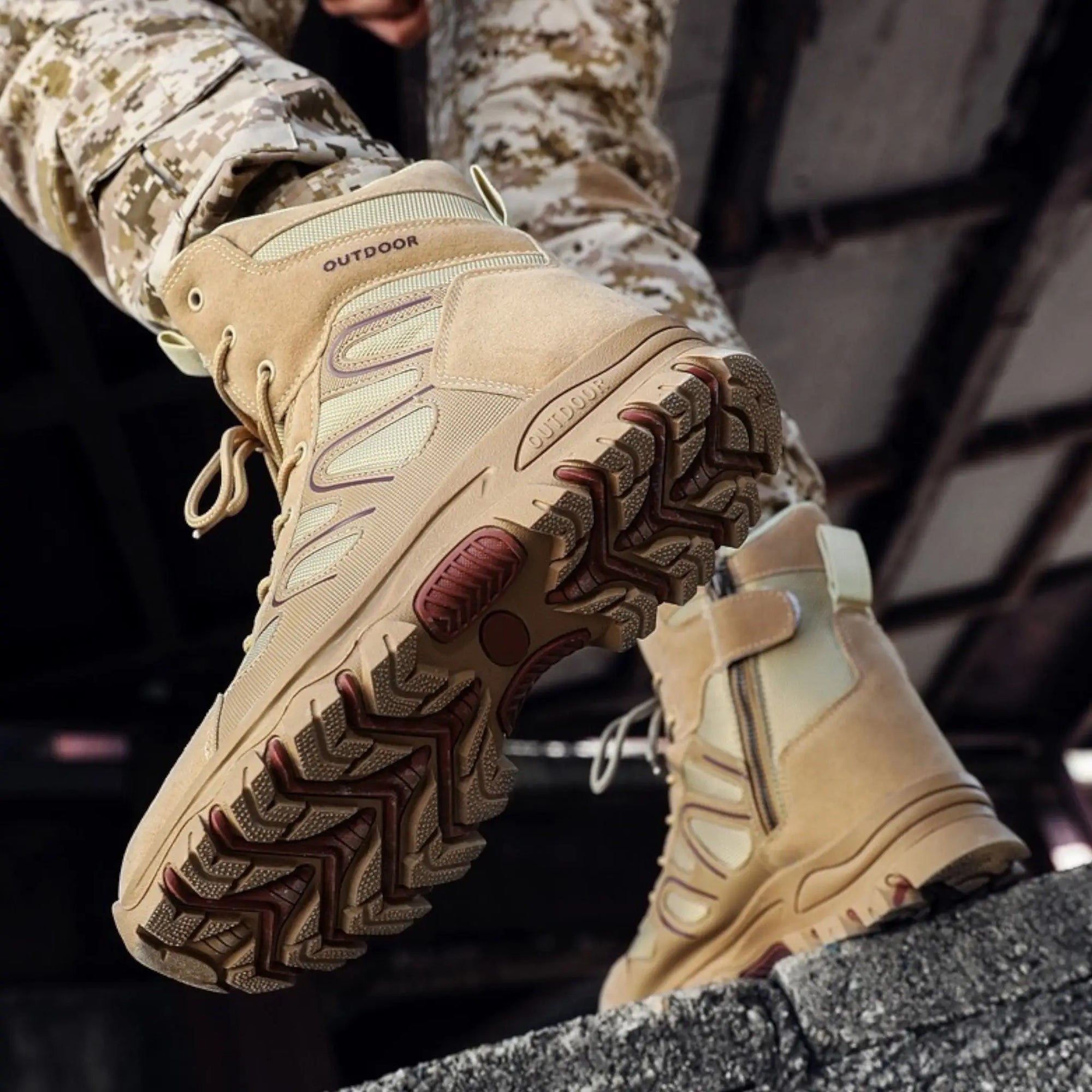 Mens tactical waterproof boots