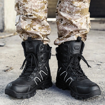 Mens tactical waterproof boots