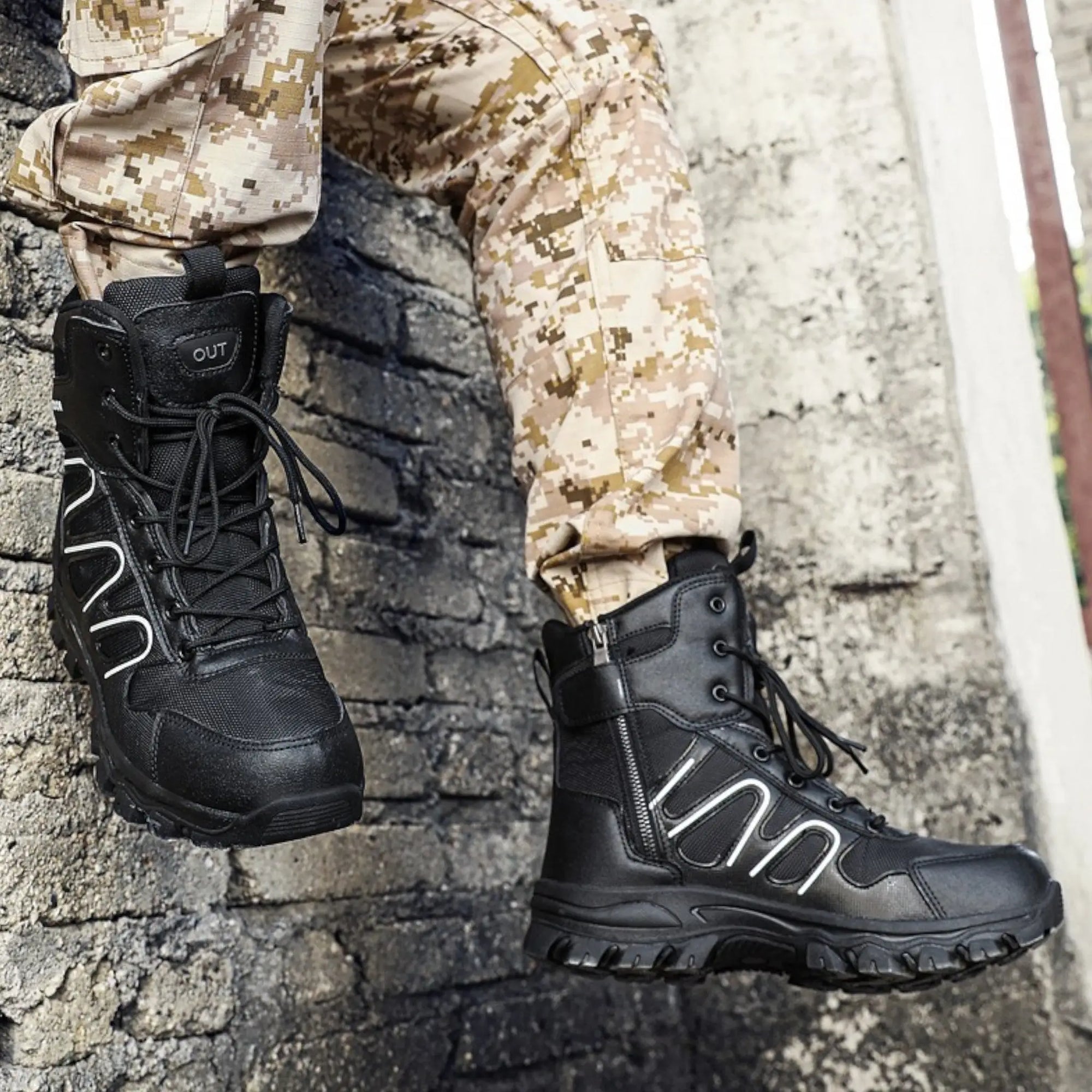 Mens tactical waterproof boots
