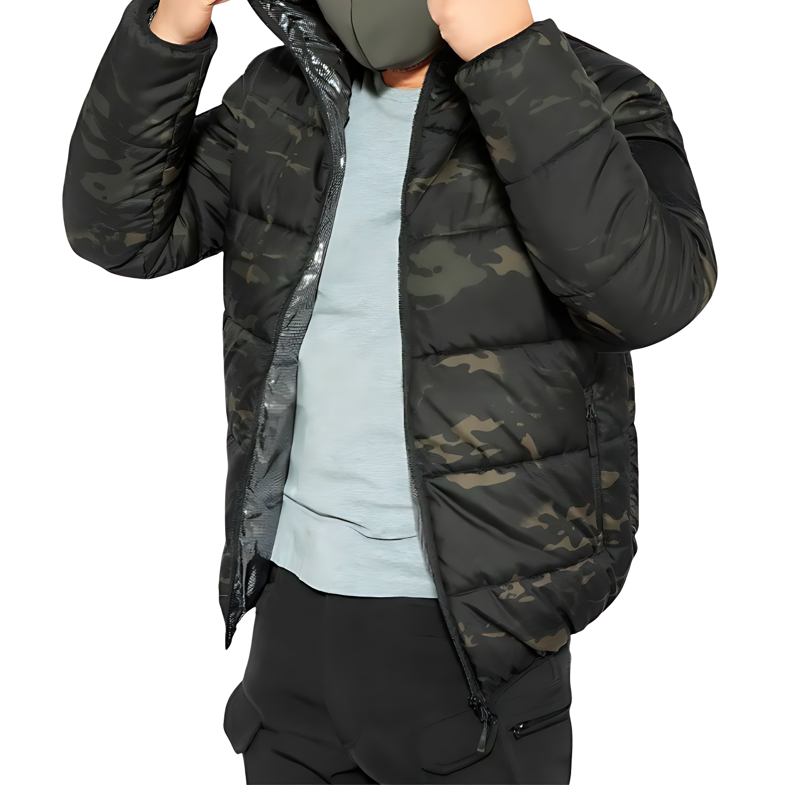 Mens winter military style jackets