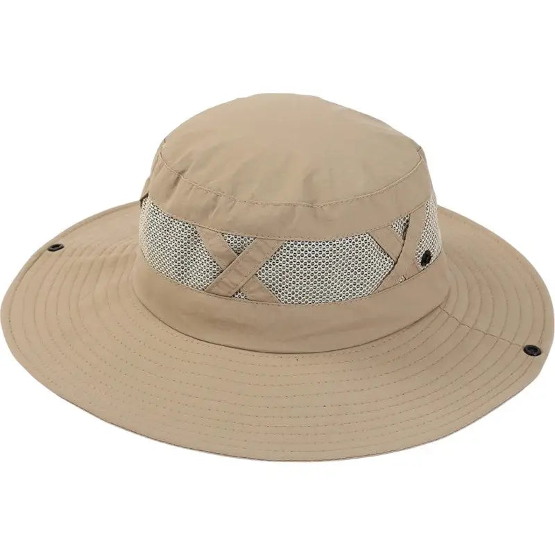 Mesh bush hat