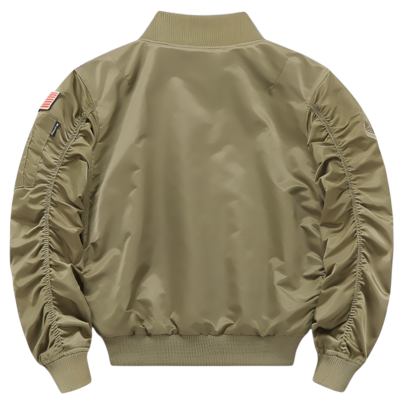 Military flight bomber jacket