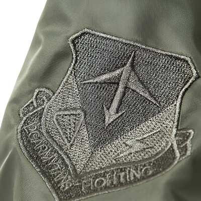 Military flight bomber jacket