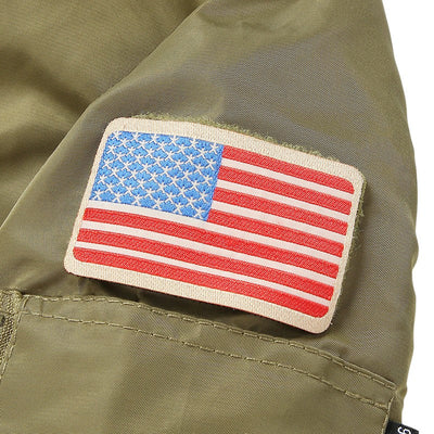 Military flight bomber jacket
