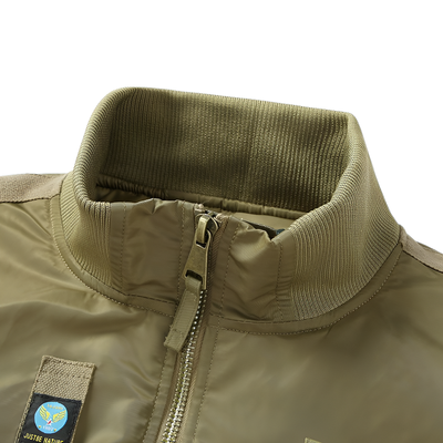 Military flight bomber jacket