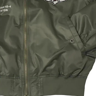Military Green Bomber Jacket Mens