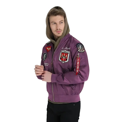 Military Green Bomber Jacket Mens