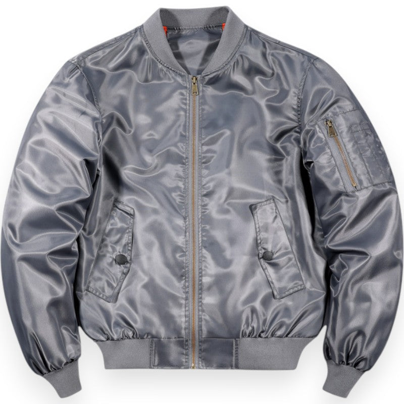 Military hooded ma1 bomber jacket