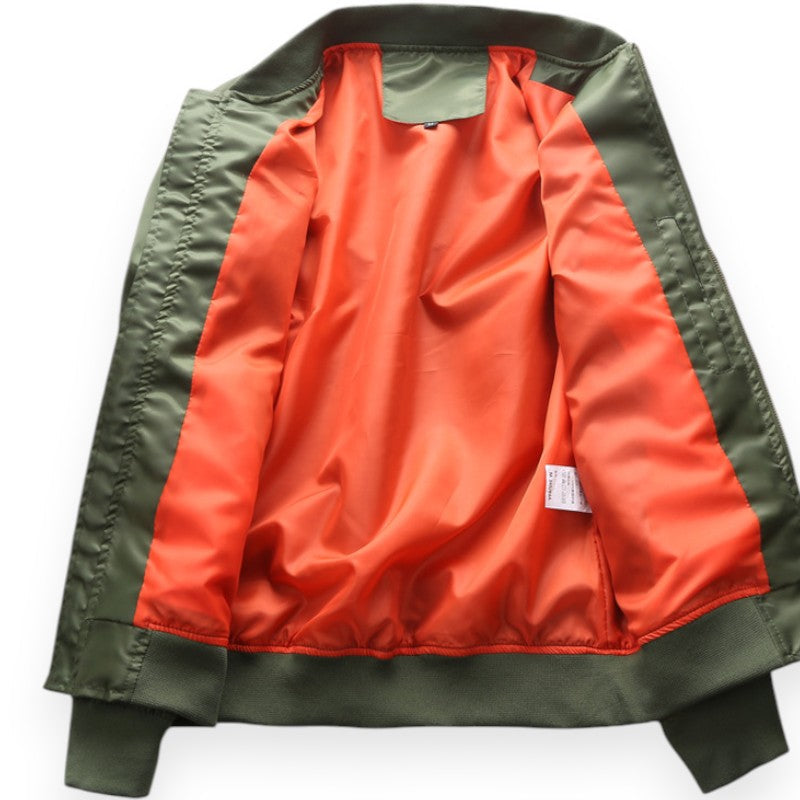 Military hooded ma1 bomber jacket
