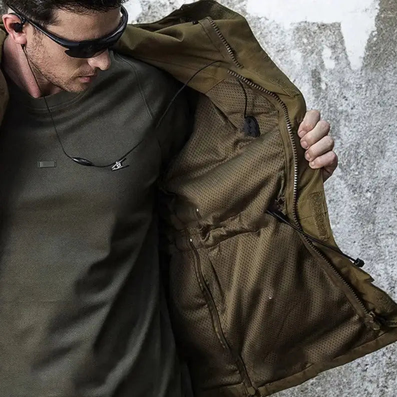 Military Jacket with Hood