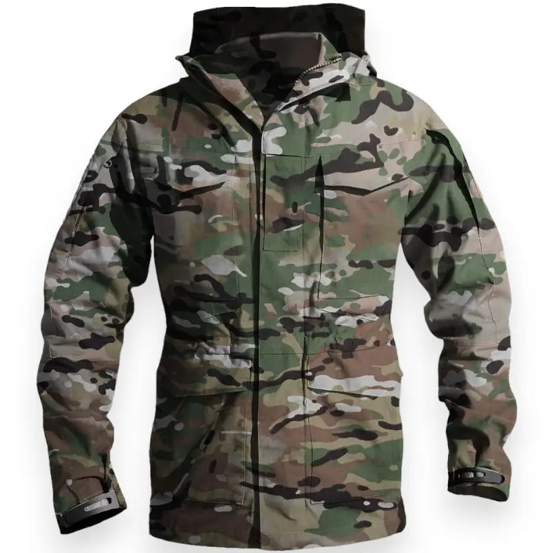 Military Jacket with Hood