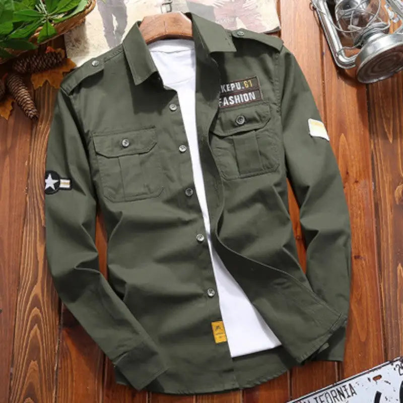 Military Jacket Shirt