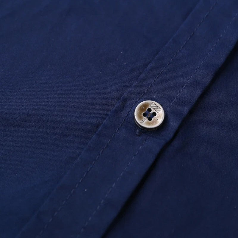 Military shirt with velcro patches