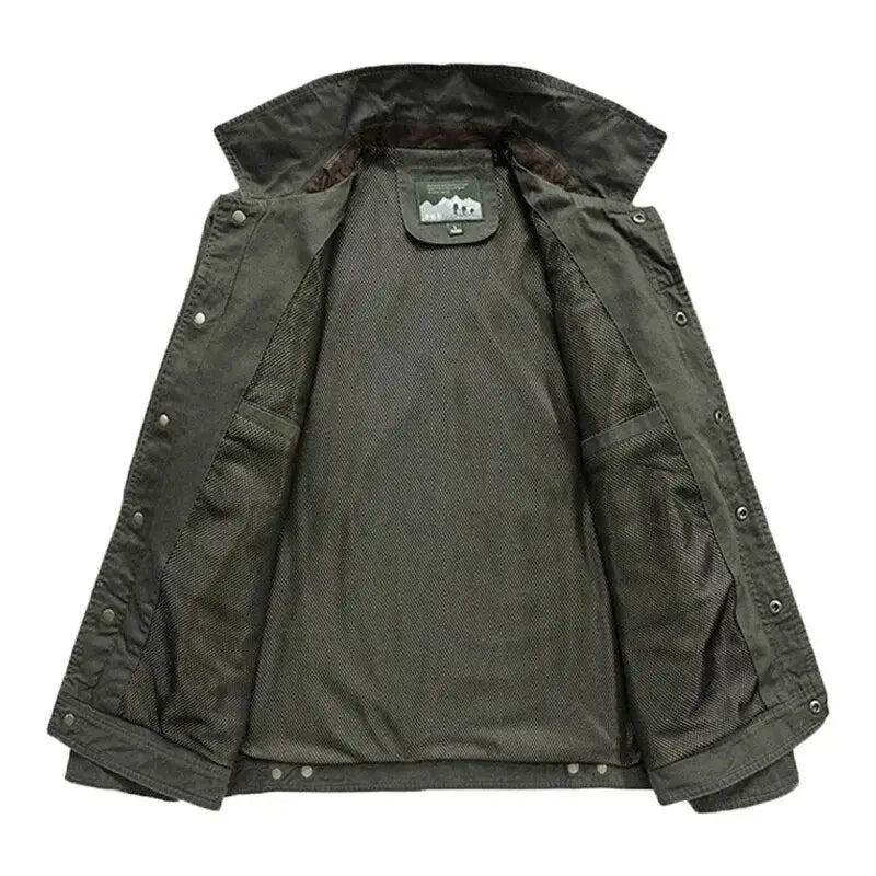 Military Trucker Jacket