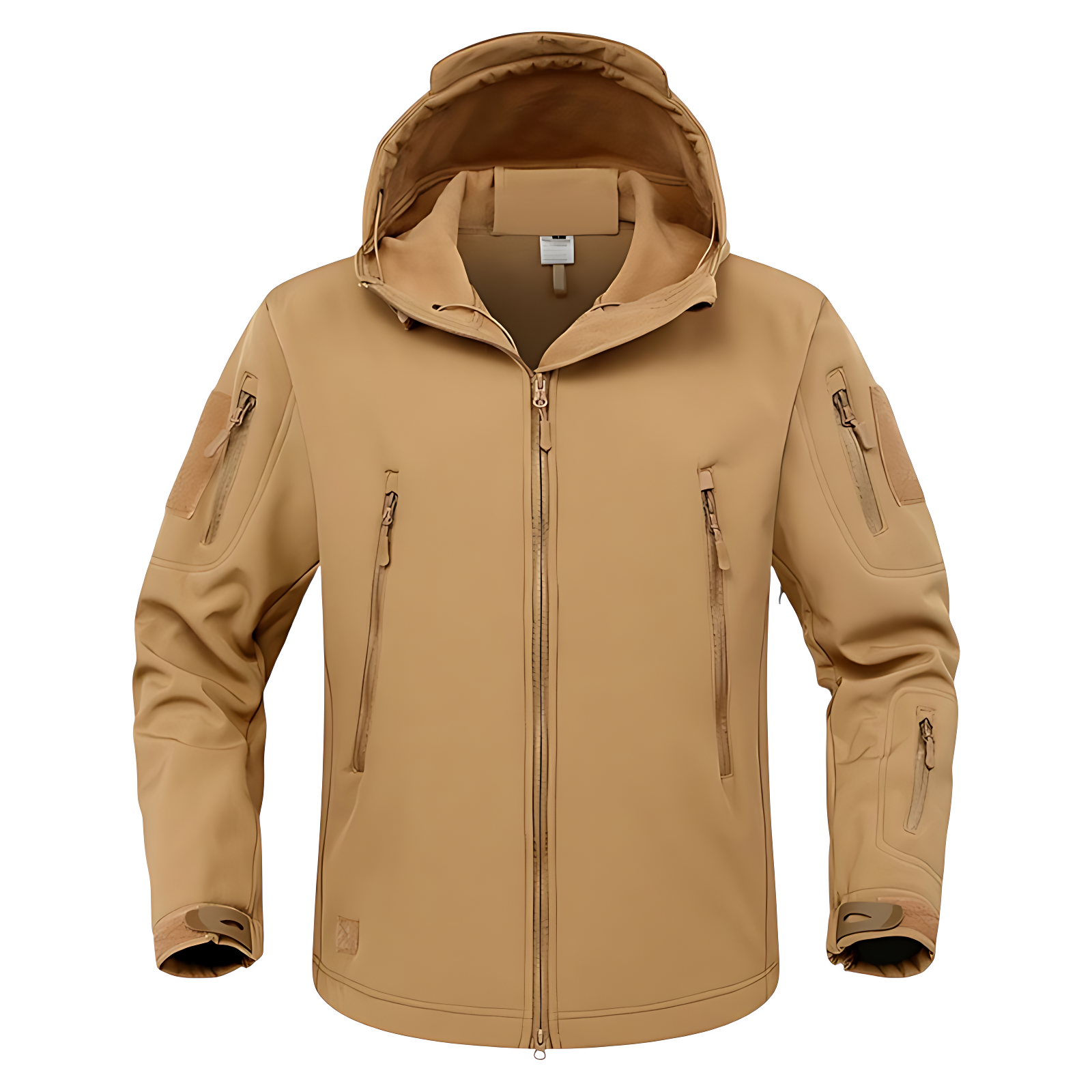 Military waterproof jacket with fleece lining