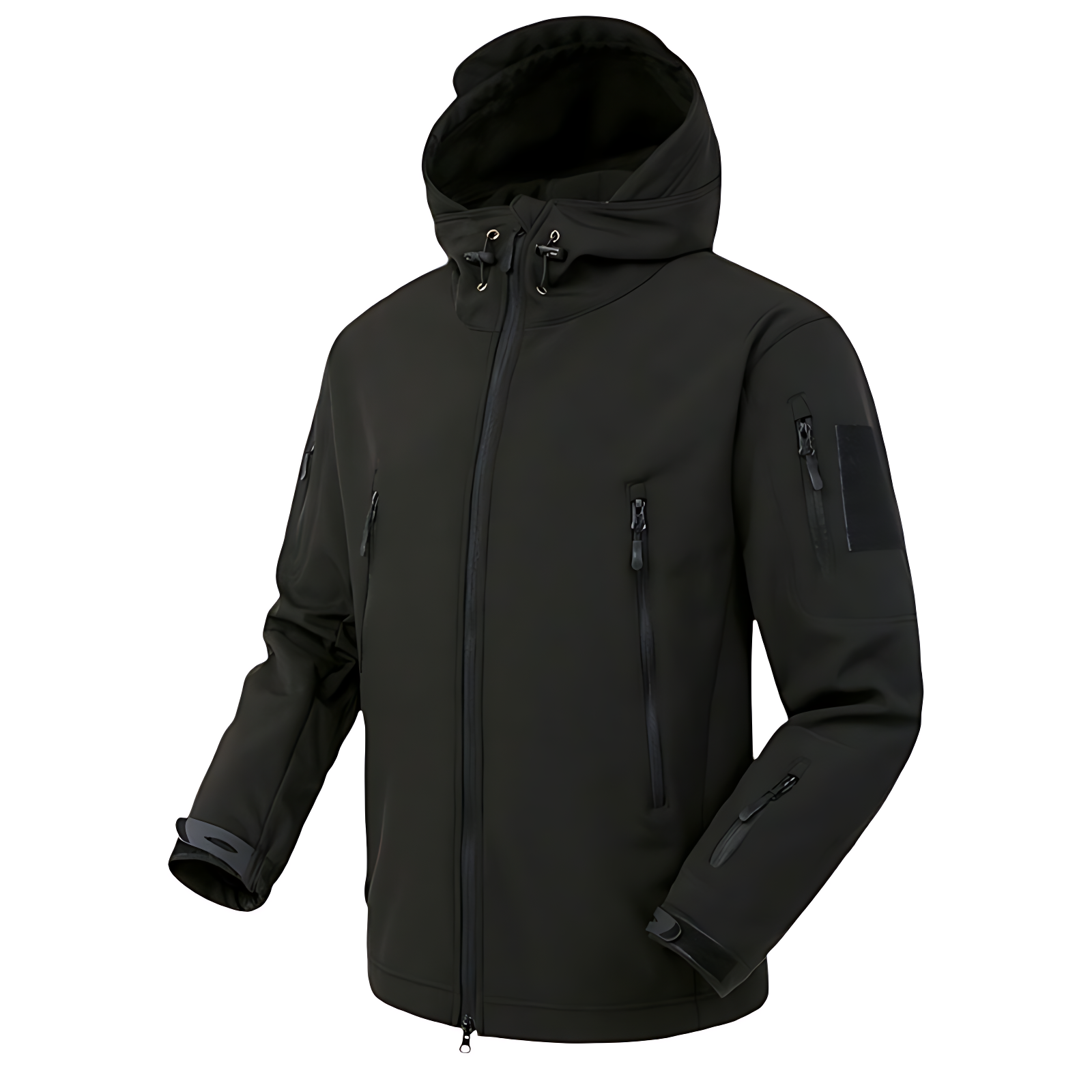 Military waterproof jacket with fleece lining