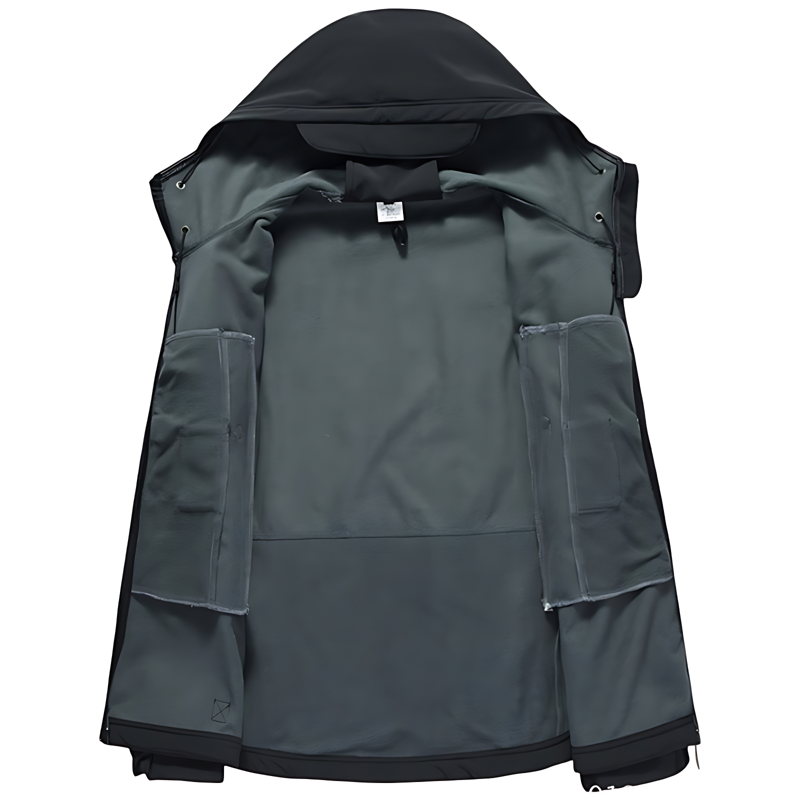 Military waterproof jacket with fleece lining