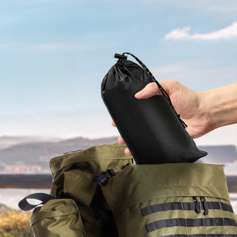 Multifunctional military poncho tent