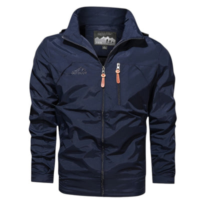 Outdoor military waterproof jacket