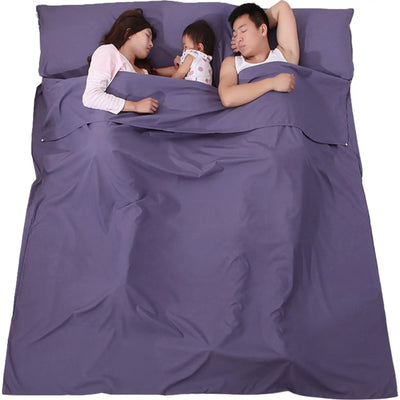 Outdoor sleeping bag liner