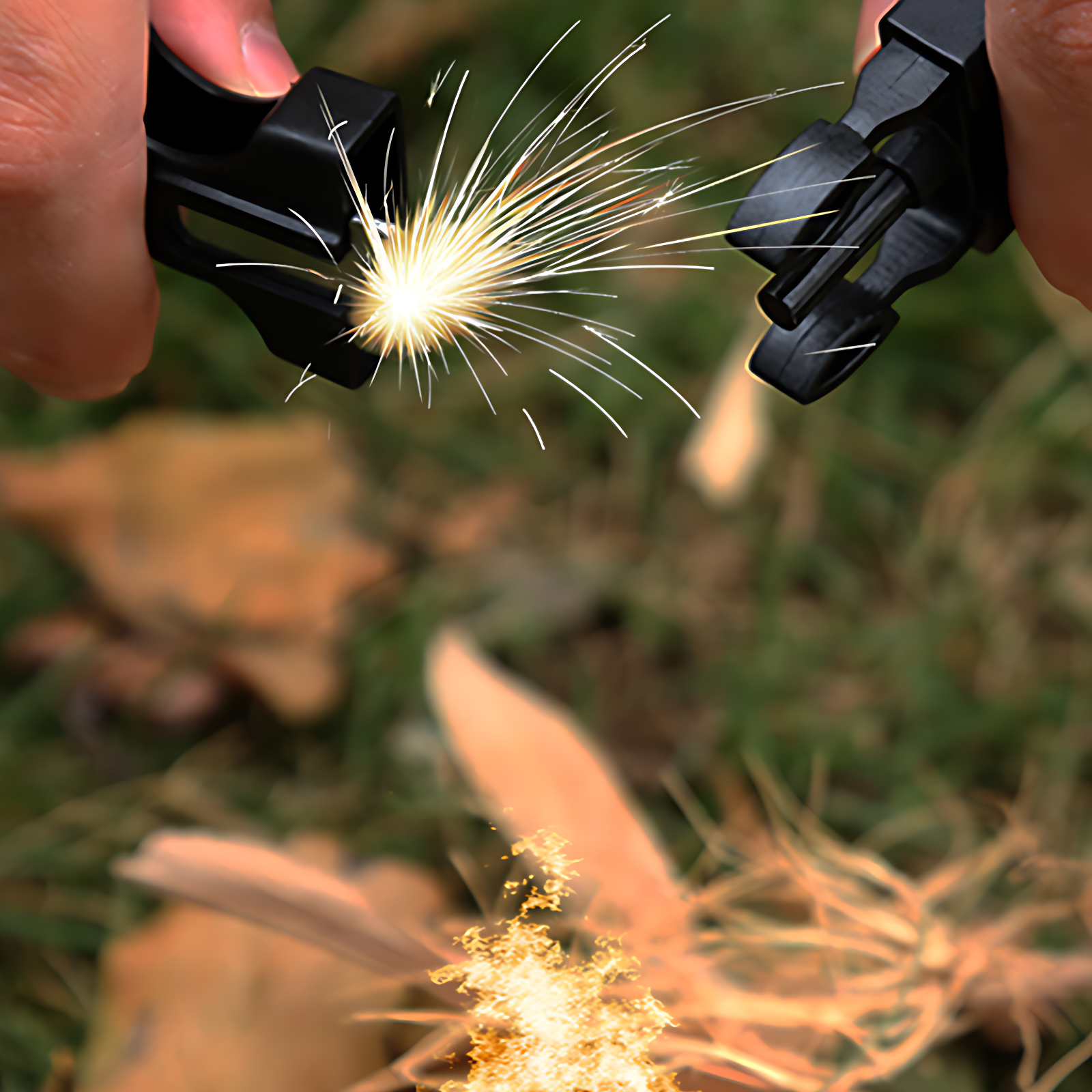 Paracord flint bracelet