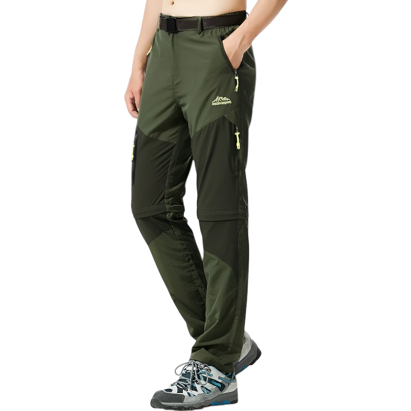 Quick dry detachable hiking pants