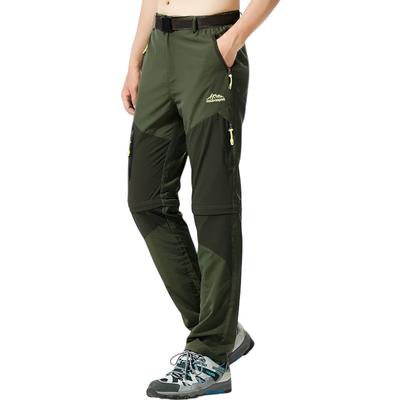 Quick dry detachable hiking pants
