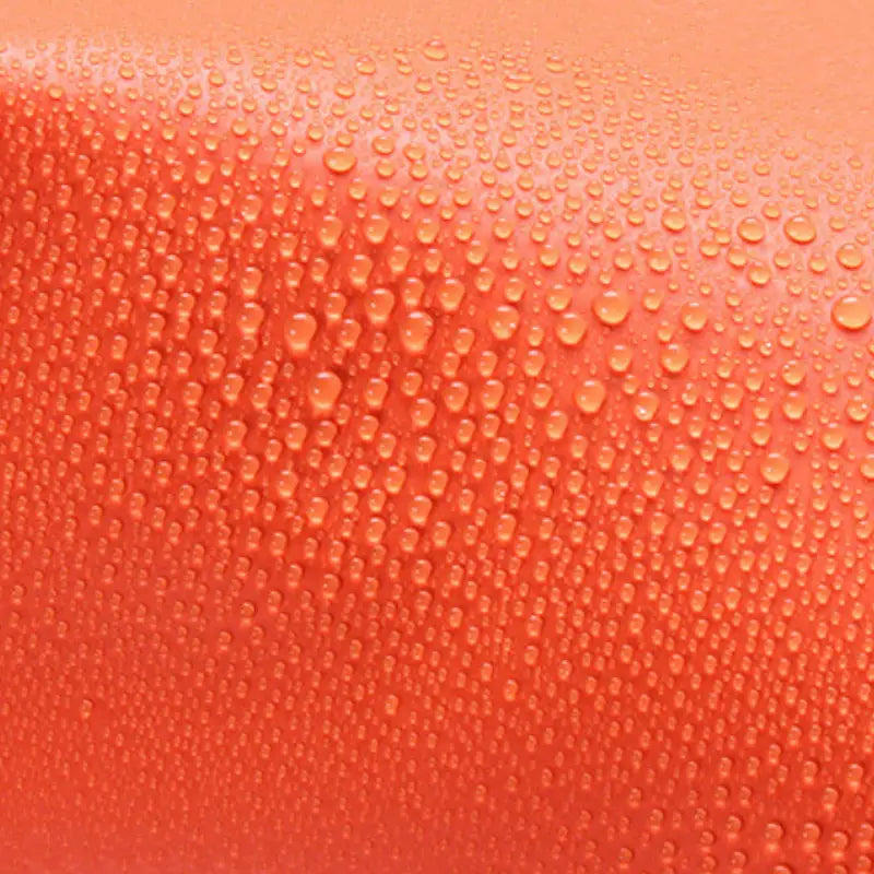 Bright orange for the water
