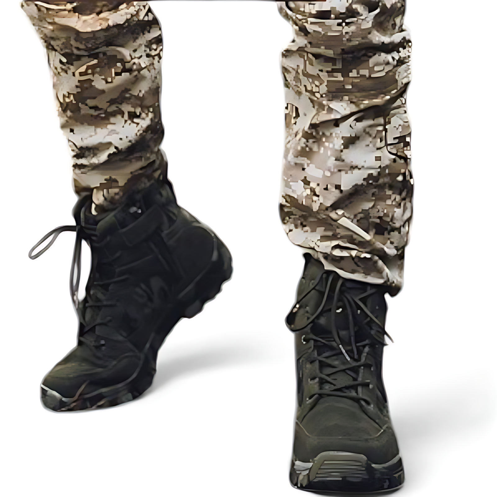 Sage green tactical boots