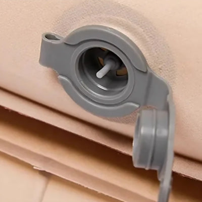 Self inflating camping pillow