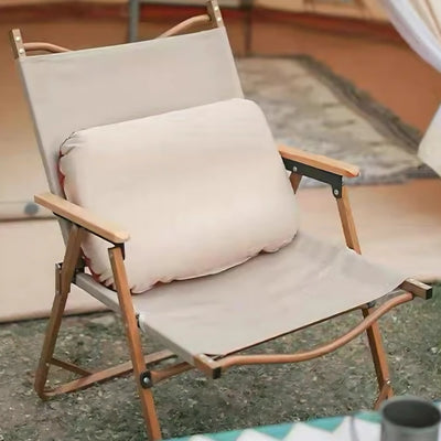 Self inflating camping pillow