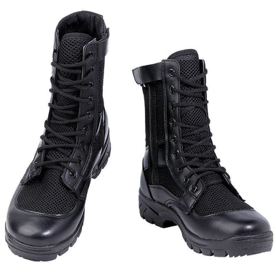 side zip tactical boots