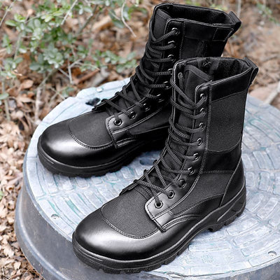 side zip tactical boots