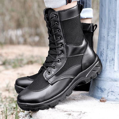 side zip tactical boots