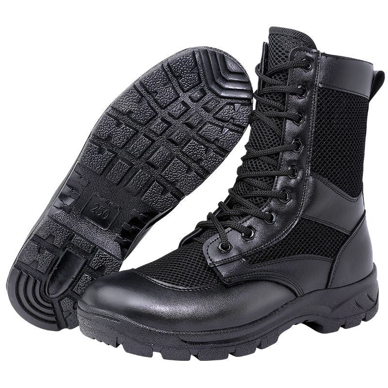 side zip tactical boots