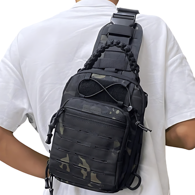 Sling bag with MOLLE system