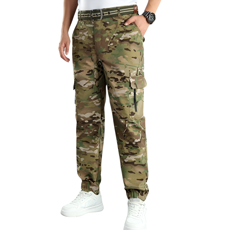 Straight leg army cargo pants